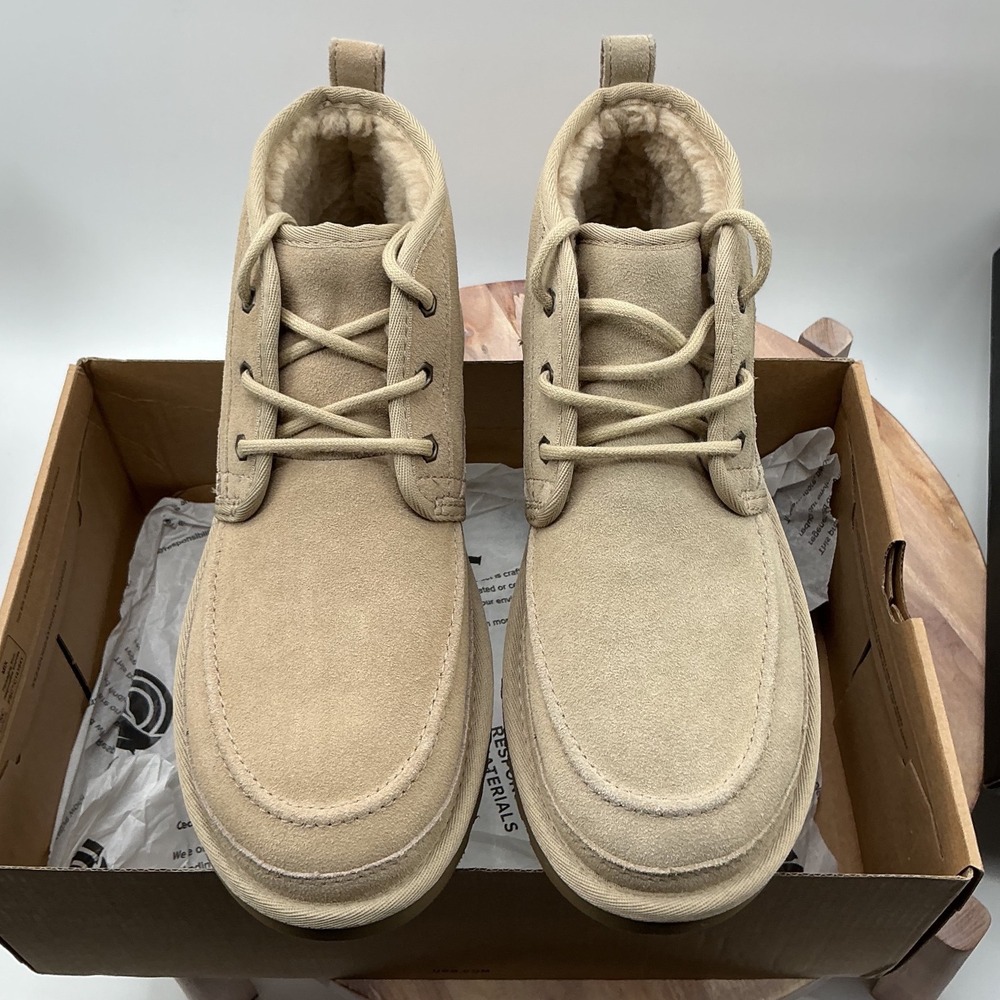 UGG Neumel Moc Sand Suede Lace Up Chukka Boots 1121645 Mens 8